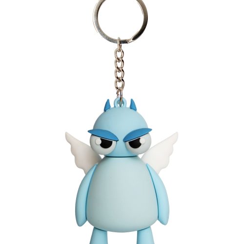 Angry Angus Keychain